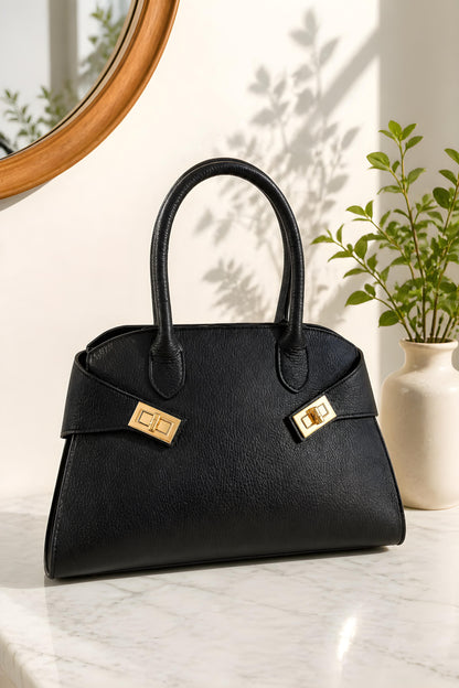 Bolso Satchel de Piel Genuina Palermo