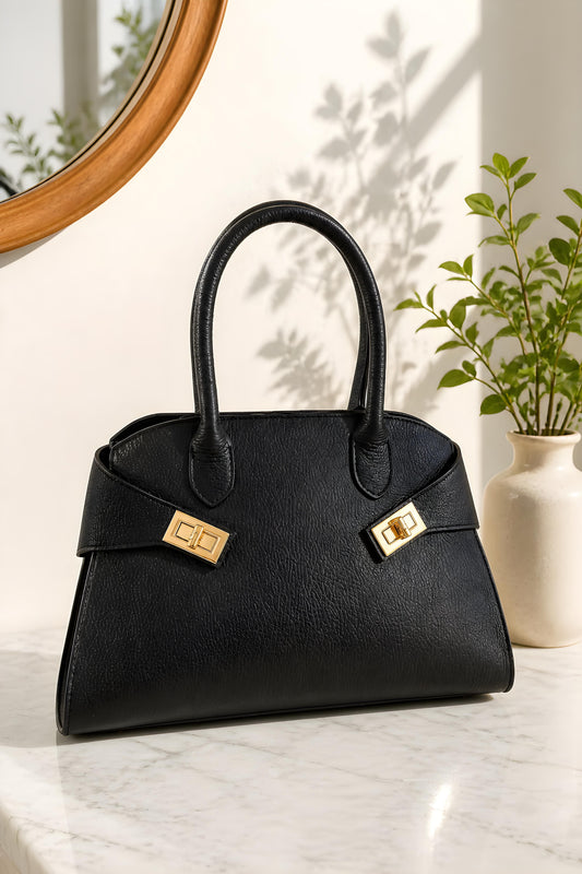 Bolso Satchel de Piel Genuina Palermo