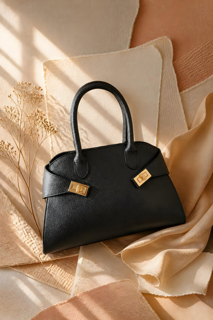 Bolso Satchel de Piel Genuina Palermo