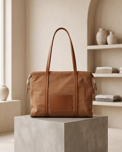 Bolso shopper Búzios terracota grande para mujer