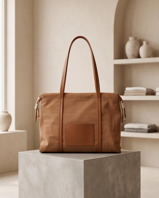 Bolso shopper Búzios terracota grande para mujer