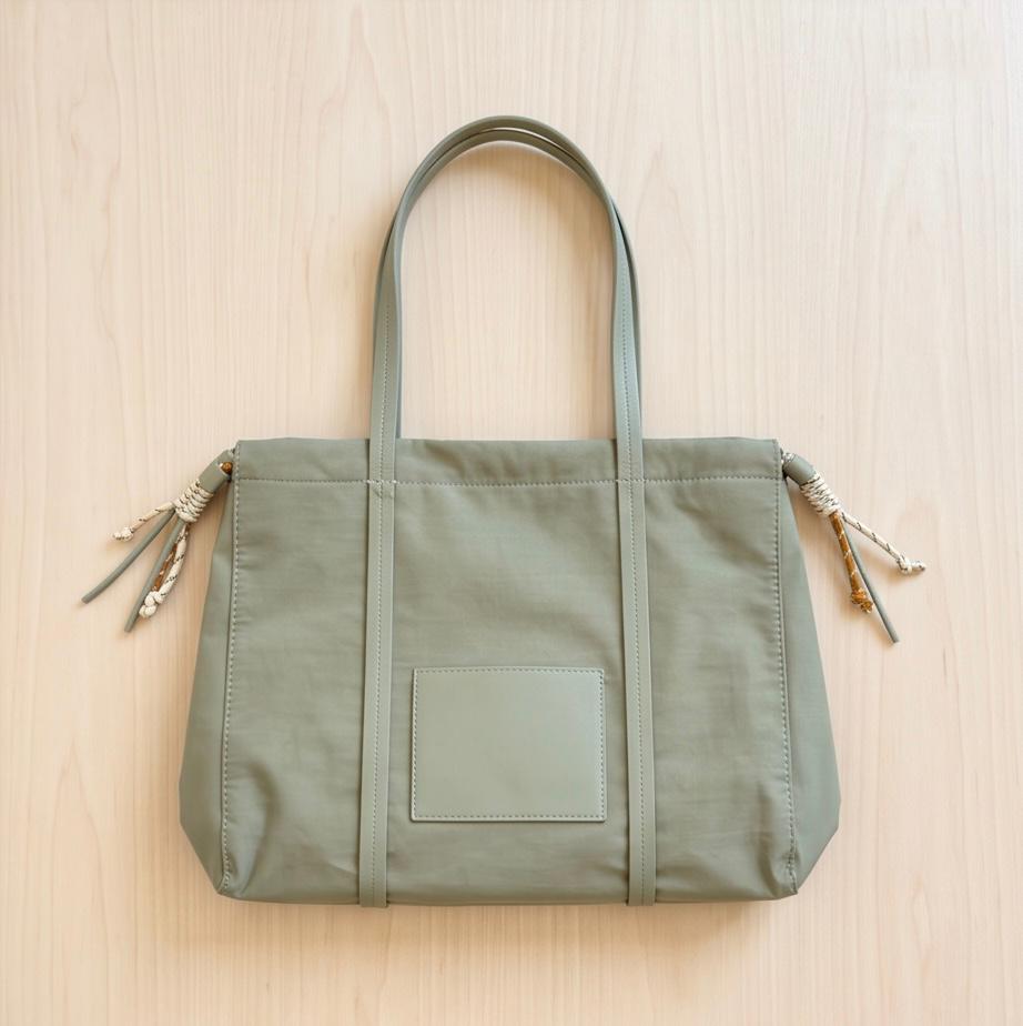 Bolso shopper Búzios verde salvia para mujer