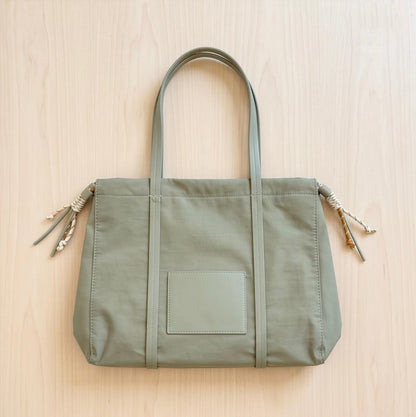 Bolso shopper Búzios verde salvia para mujer