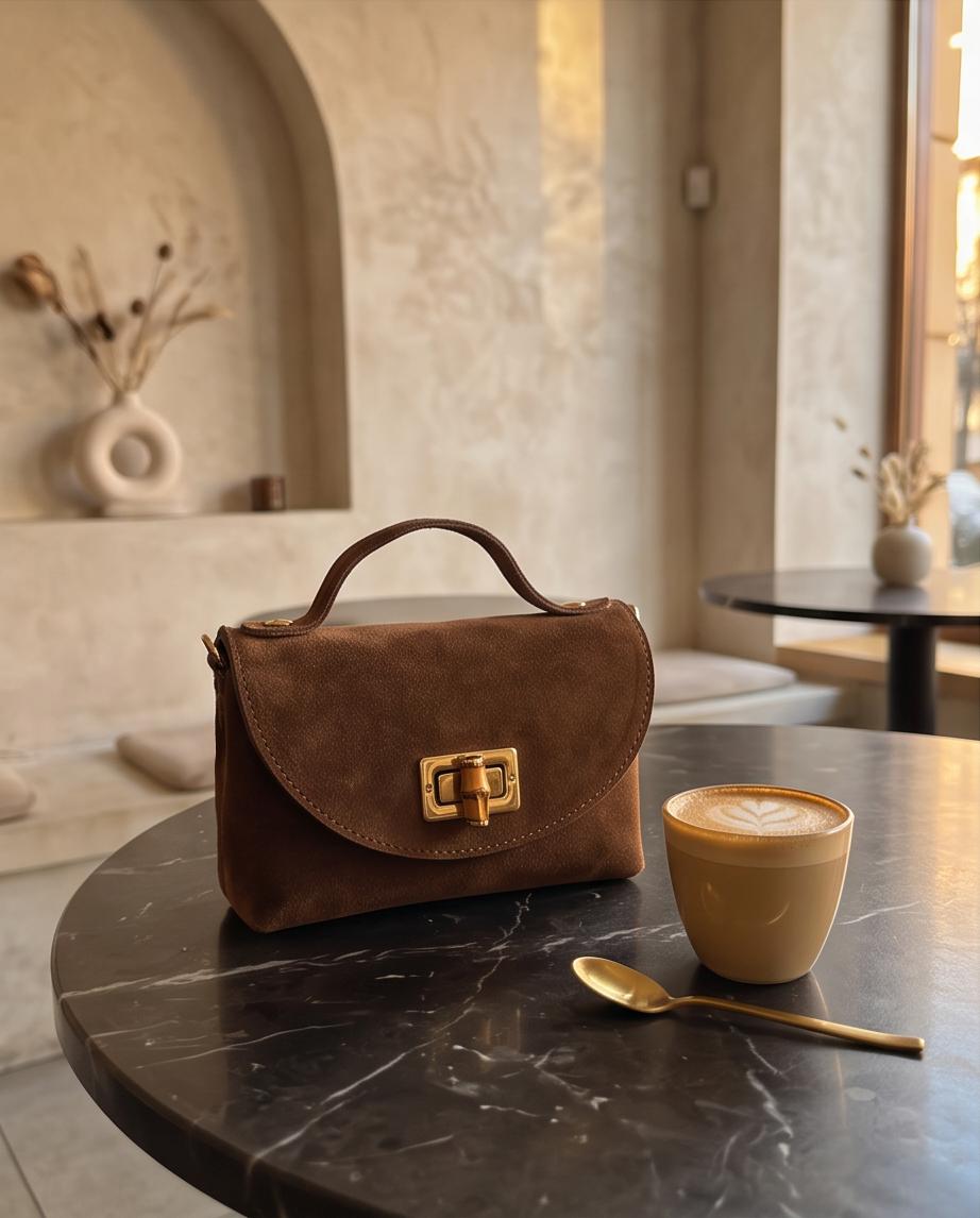 Bolso Firenze marrón de piel