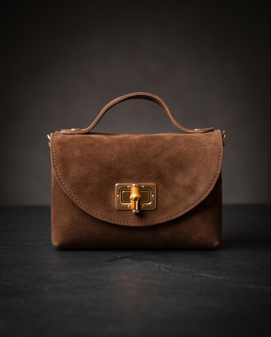 Bolso Firenze marrón de piel