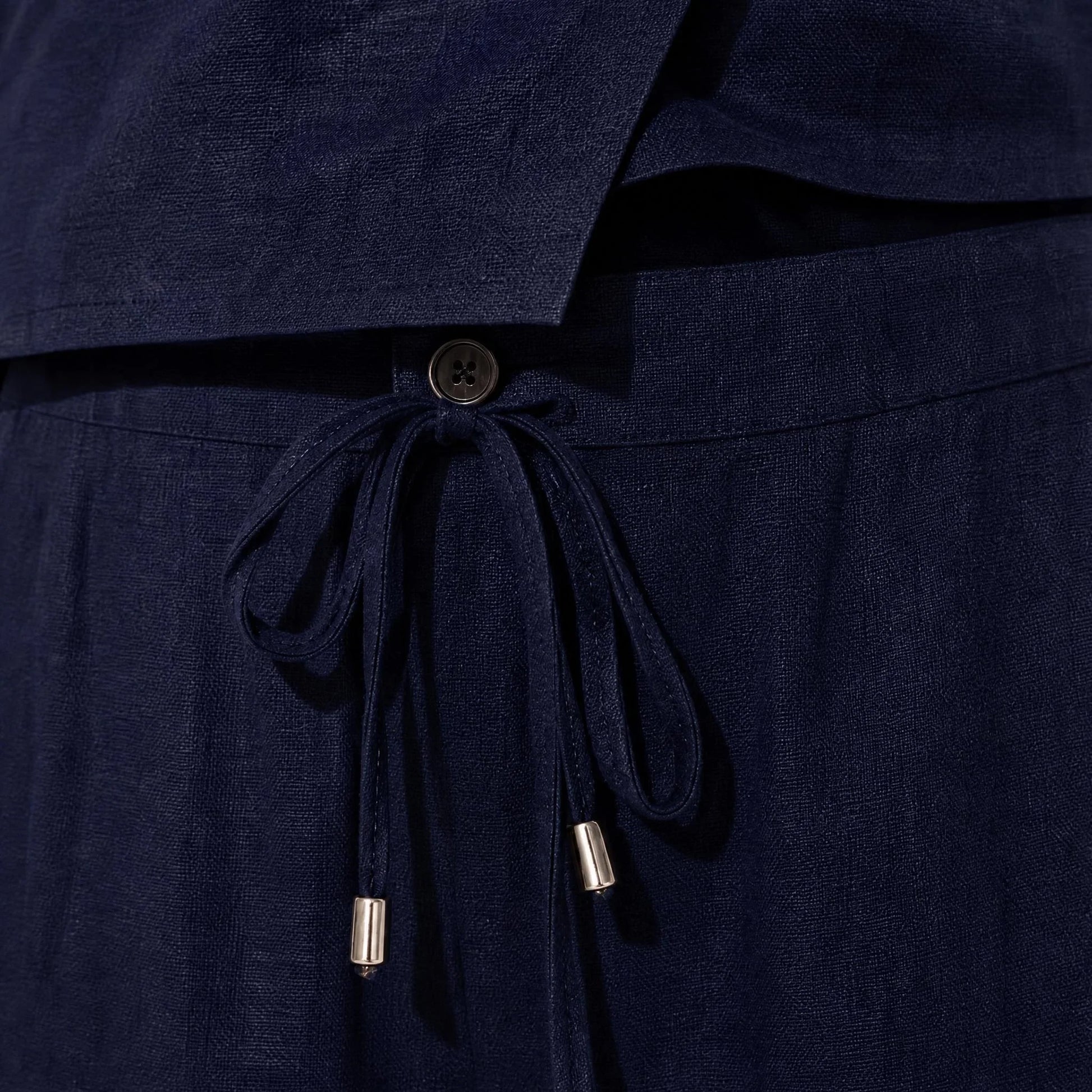 Detalle del cierre de pantalones Gava de Eutea